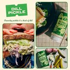 Ayoh Foods, Sando Sauce, Sandwich Sauce, (1-12 Ounce Bottle) - Creamy & Flavorful, Perfect for Sandwiches, Wraps & Dips, Created by Molly Baz (Dill Pickle)