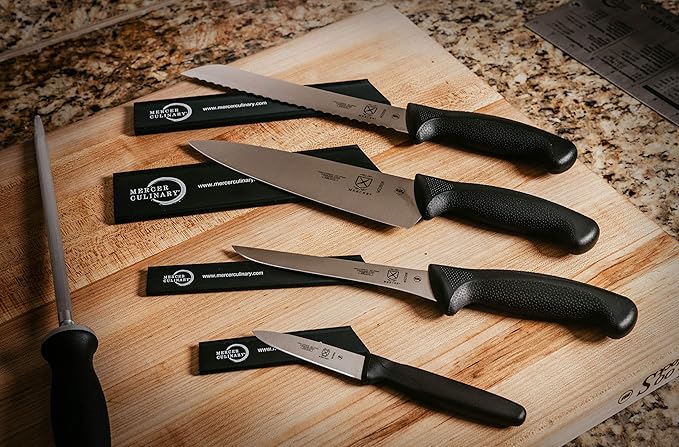Mercer Culinary Knife Guard, 8 Inch x 2 Inch,Black