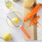 Cheese Grater with Handle, Vituer Stainless Steel Graters for Kitchen, Cheese Grater Lemon Zester Handheld, Great for Cheese, Ginger, Chocolate, Spices and More, Dishwasher Safe