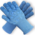 Grill Armor Oven Gloves – 932°F Heat, Fire & Cut Resistant Mitts for BBQ, Grill, Cooking, Grilling, Baking, Smoker & Fire Pit
