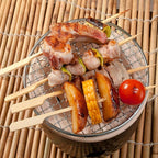 8 Inch Bamboo Skewers 200 PCS Kabob Skewers Grilling Bamboo Sticks for Fruit Kabobs Wooden Paddle for BBQ (8 Inch)