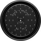 Staub Cast Iron Dutch Oven 5-qt Tall Cocotte, Made in France, Serves 5-6, Matte Black