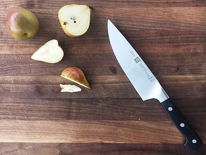 ZWILLING J.A. Henckels 38401-180 Chef's Knife, 7", Black/Stainless Steel