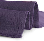 Gee Di Moda Rectangle Tablecloth - 90 x 156 Inch Purple Table Cloth for 8 Foot Table with Floor-Length Drop - Heavy Duty Washable Fabric - 8 Ft Buffet Table, Holiday Party, Wedding & Baby Shower